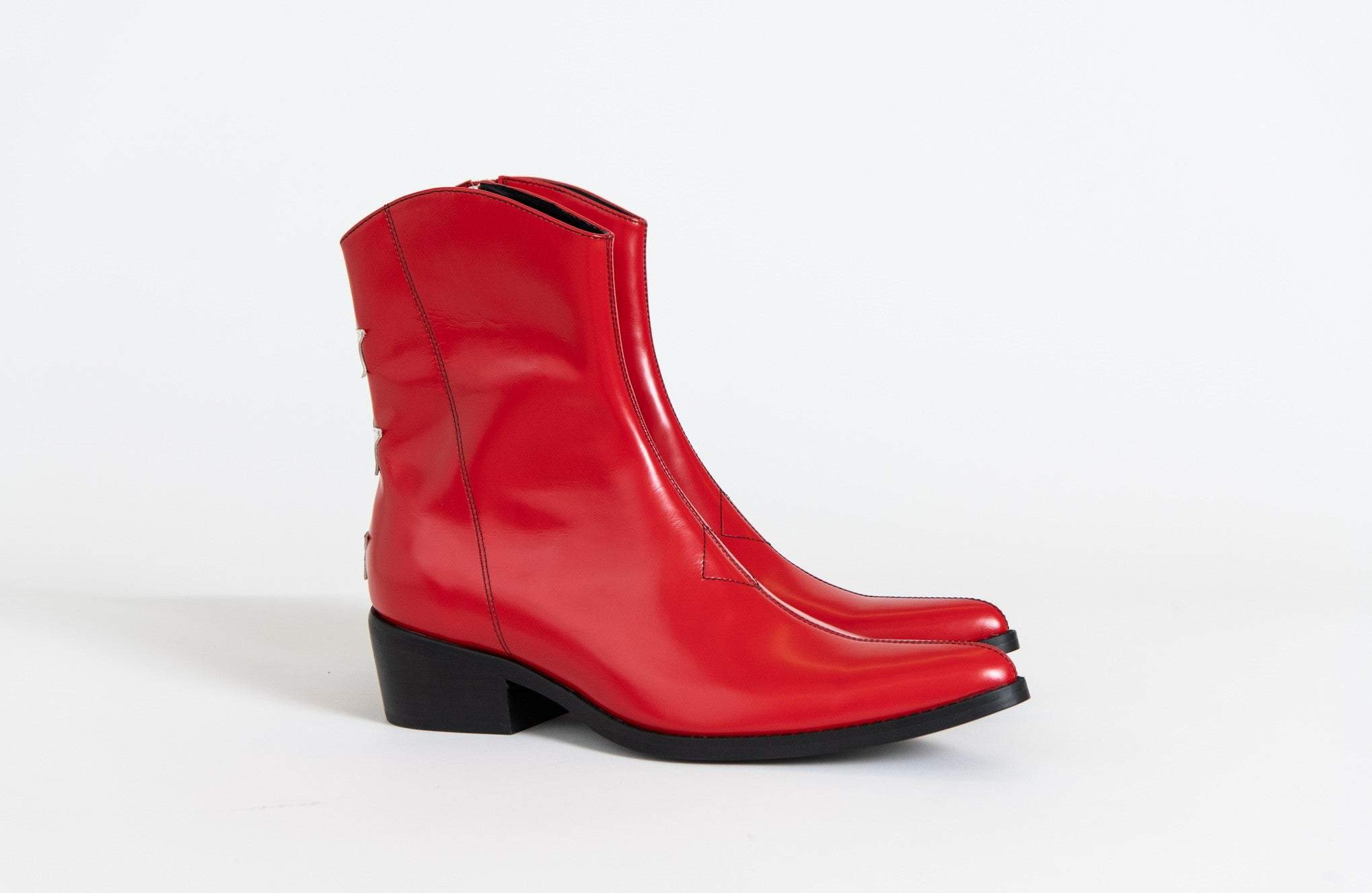 THREE-STAR CRIMSON REDS CHELSEA BOOT - Main Image